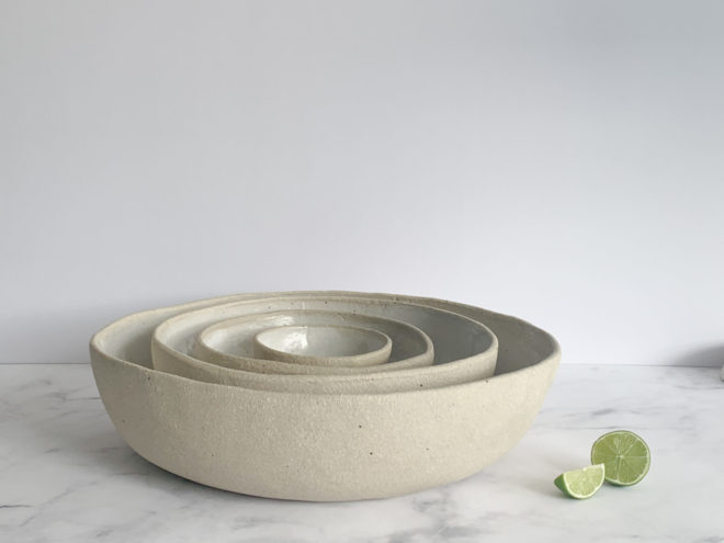 Handmade ceramic bowls